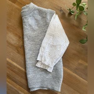 Zara girl’s combination sweater